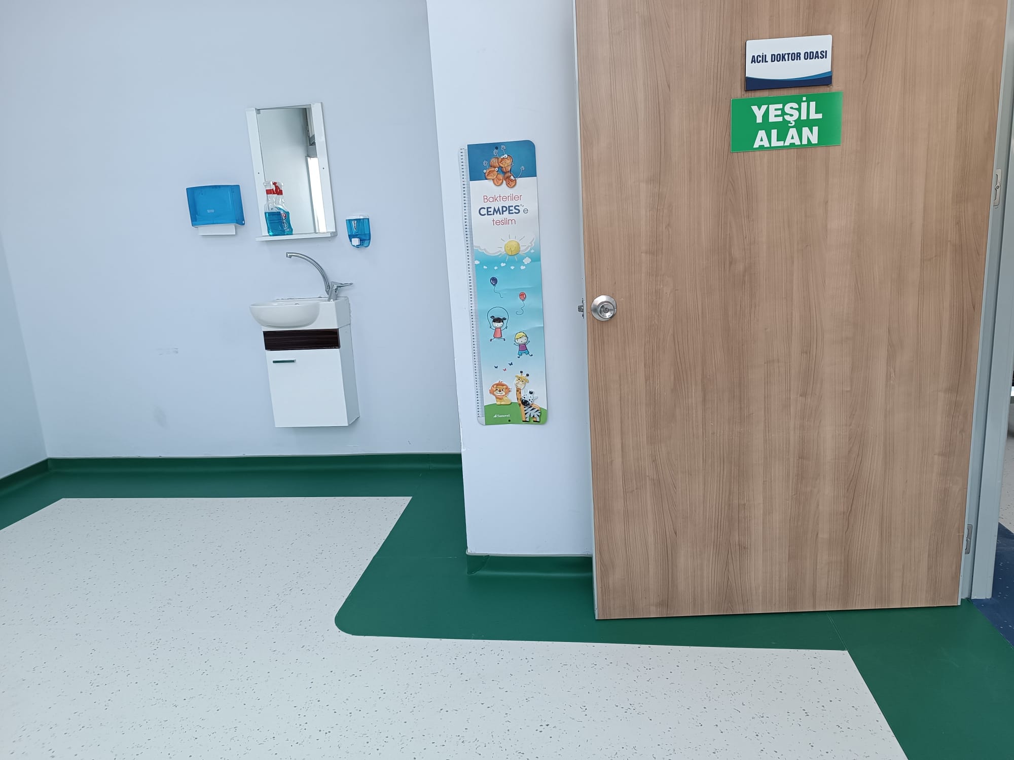 PVC zemin kaplama hastane uygulaması